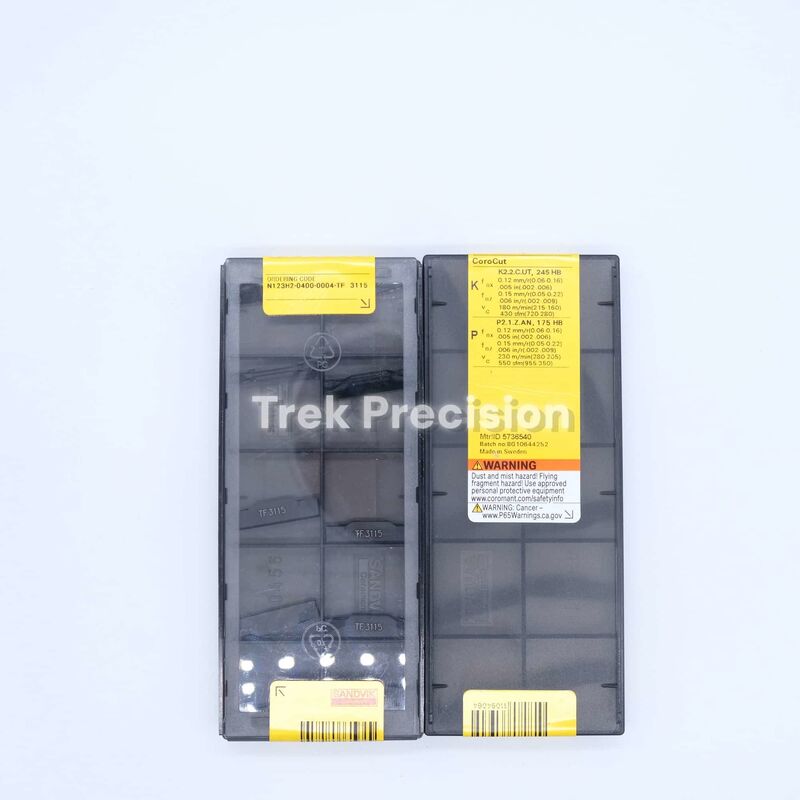 N123H2-0400-0004-GF 1125 Grade Tungsten Carbide Indexable Turning Insert Compatible with Sandviks Coromant CNC Lathe Metal Machining