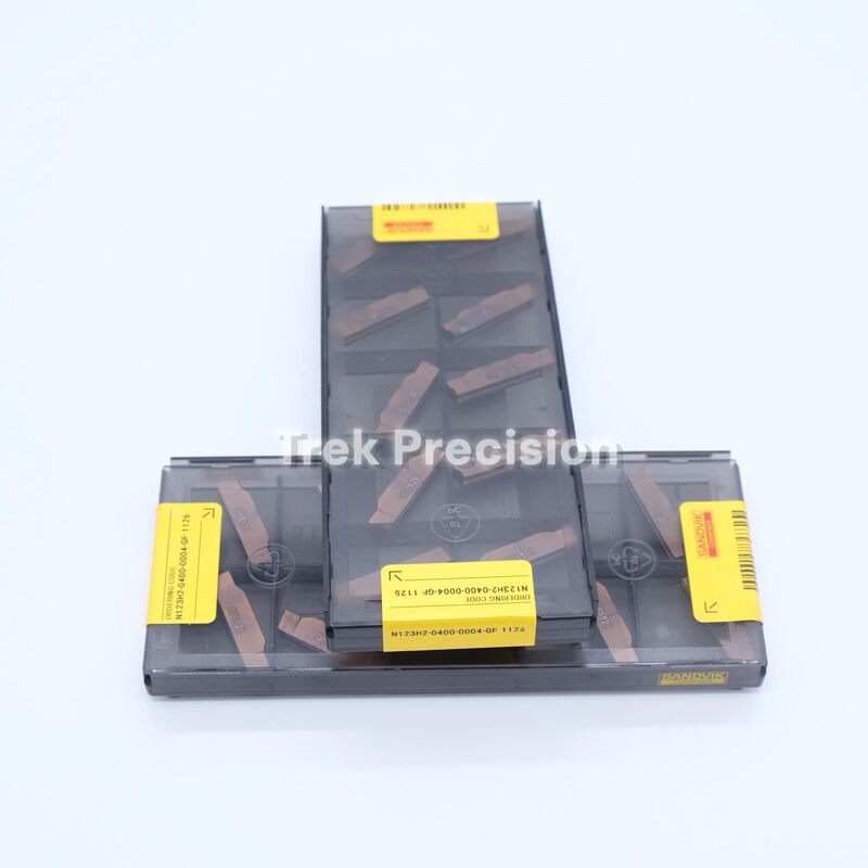 N123H2-0400-0004-GF 1125 Grade Tungsten Carbide Indexable Turning Insert Compatible with Sandviks Coromant CNC Lathe Metal Machining