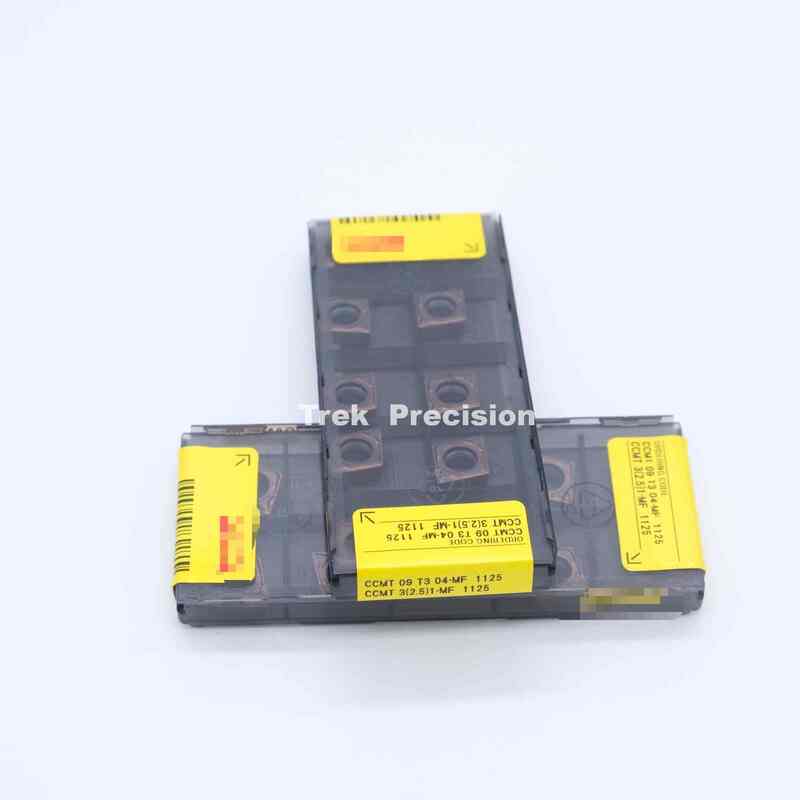 CCMT09T304‑MF 1125 Grade Tungsten Carbide Indexable Turning Insert Compatible with Sandviks Coromant For CNC Precision Metal Lathe Turning Machining