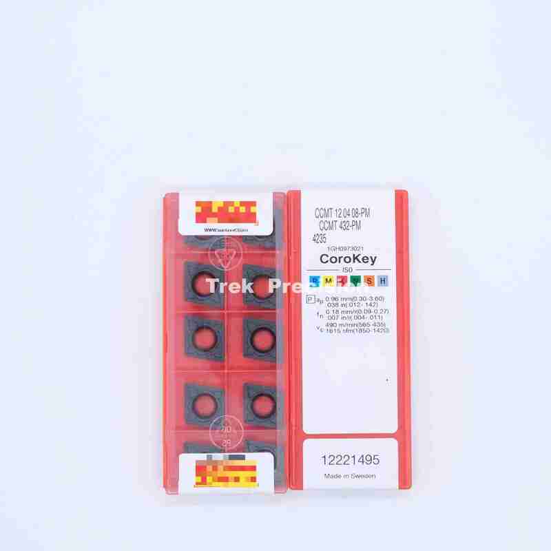 CCMT120408‑PM 4235 Grade Tungsten Carbide Indexable Turning Insert Compatible with Sandviks Coromant For CNC Metal Lathe Turning Machining