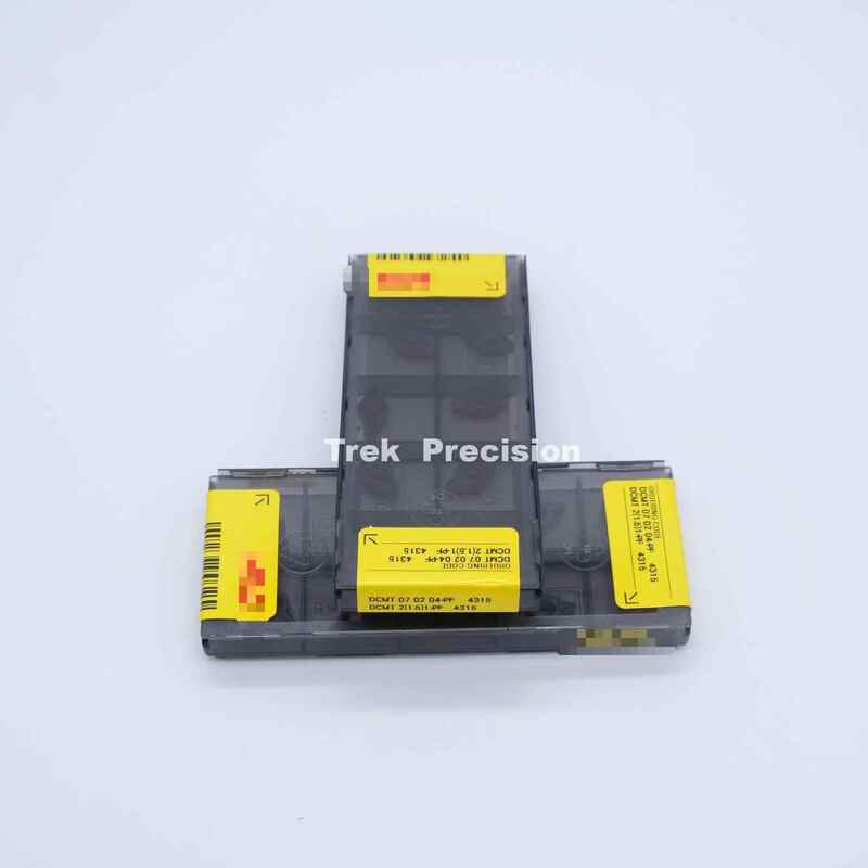 DCMT070204PF 4315 Grade Tungsten Carbide Indexable Turning Insert Compatible with Sandviks Coromant For CNC Steel Lathe Turning Machining