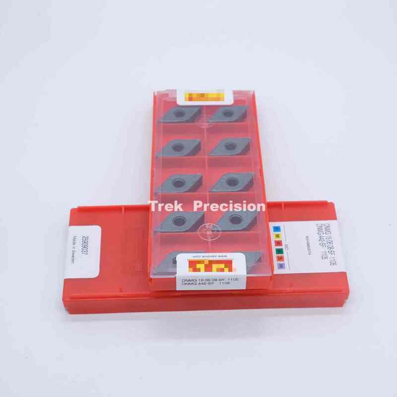 DNMG150608‑SF 1105 Grade Uncoated Tungsten Carbide Indexable Turning Insert Compatible with Sandviks Coromant For CNC Super Alloys Machining