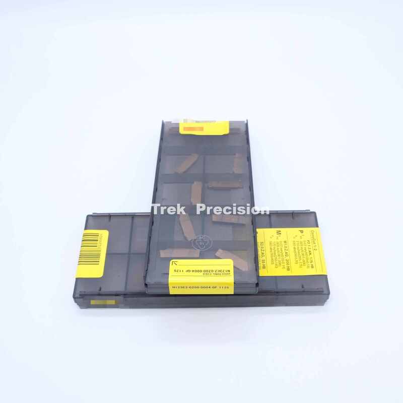 N123E2-0200-0004-GF 1125 Grade Tungsten Carbide Grooving Insert Compatible with Sandviks Coromant For CNC Lathe Precision Grooving Machining