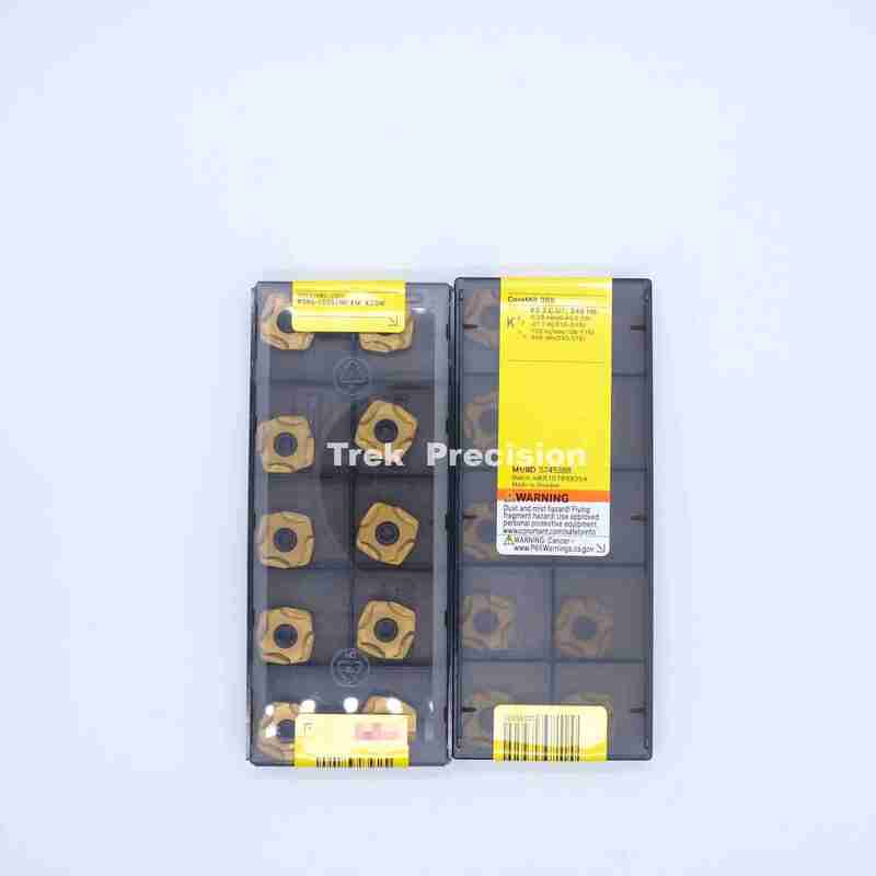 R365-1505ZNE-KM K20W Tungsten Carbide PVD Coated Milling Insert Compatible with Sandviks Coromant For CNC Metal Milling Machining