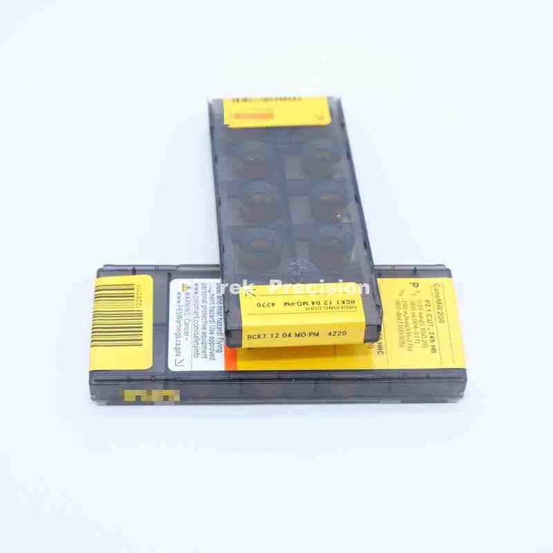 RCKT1204MO‑PM 4220 Grade Tungsten Carbide Round Milling Insert Compatible with Sandviks Coromant For CNC Steel Milling Machining