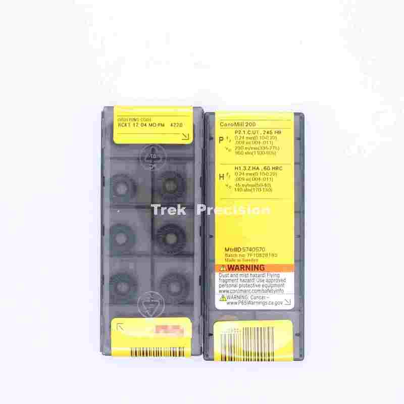 RCKT1204MO‑PM 4220 Grade Tungsten Carbide Round Milling Insert Compatible with Sandviks Coromant For CNC Steel Milling Machining