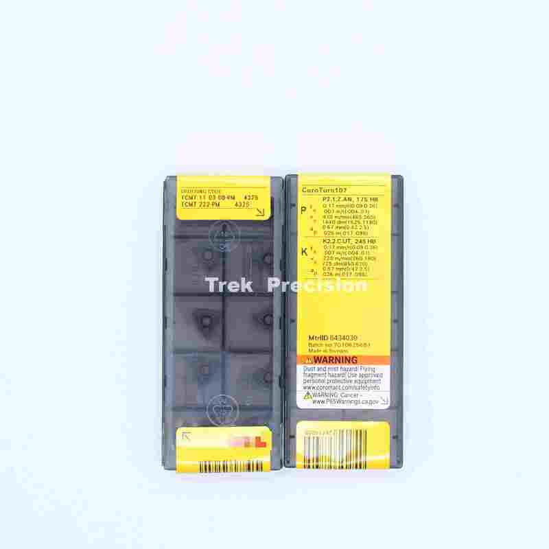 TCMT11T308‑PM 4325 Grade Tungsten Carbide Indexable Turning Insert Compatible with Sandviks Coromant For CNC Steel Lathe Turning Machining
