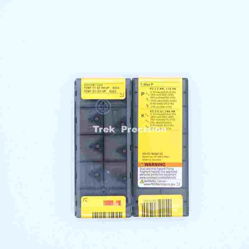 TCMT110204‑UF 4325 Grade Tungsten Carbide Indexable Turning Insert Compatible with Sandviks Coromant For CNC Steel & Stainless Steel Precision Machining