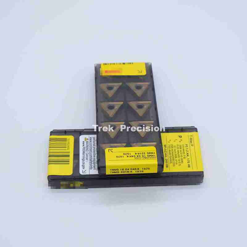 TNMG160404R‑K 1525 Grade Tungsten Carbide Indexable Turning Insert Compatible with Sandviks Coromant For CNC Metal Lathe Turning Machining