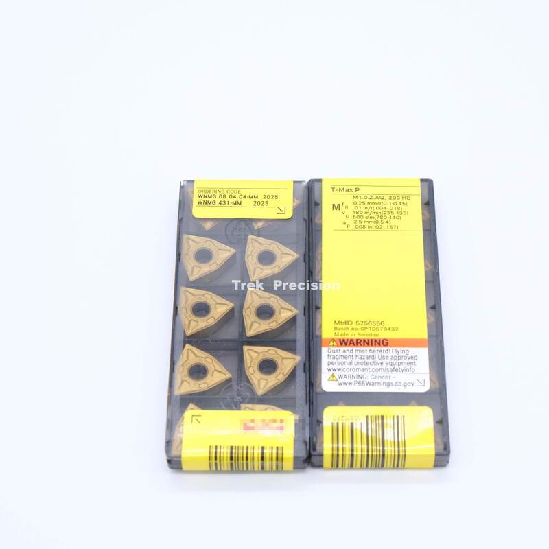 WNMG080404‑MM 2025 Grade Tungsten Carbide Indexable Turning Insert Compatible with Sandviks Coromant For CNC Steel Lathe Machining