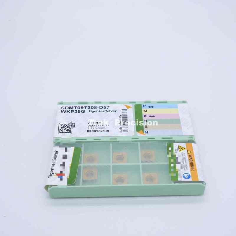 Walter SDMT09T308‑D57 WKP35G Tungsten Carbide Indexable Face Milling Insert For CNC Heavy Duty Metal Cutting Milling Machining