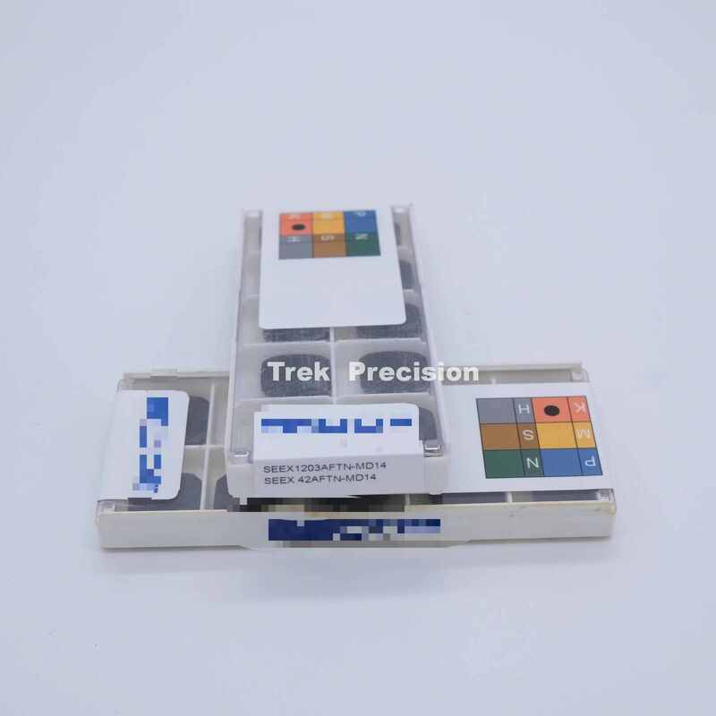 SEEX1203AFTN MD14 Grade Tungsten Carbide Indexable Milling Insert Compatible with Seco For CNC Steel Milling Machining
