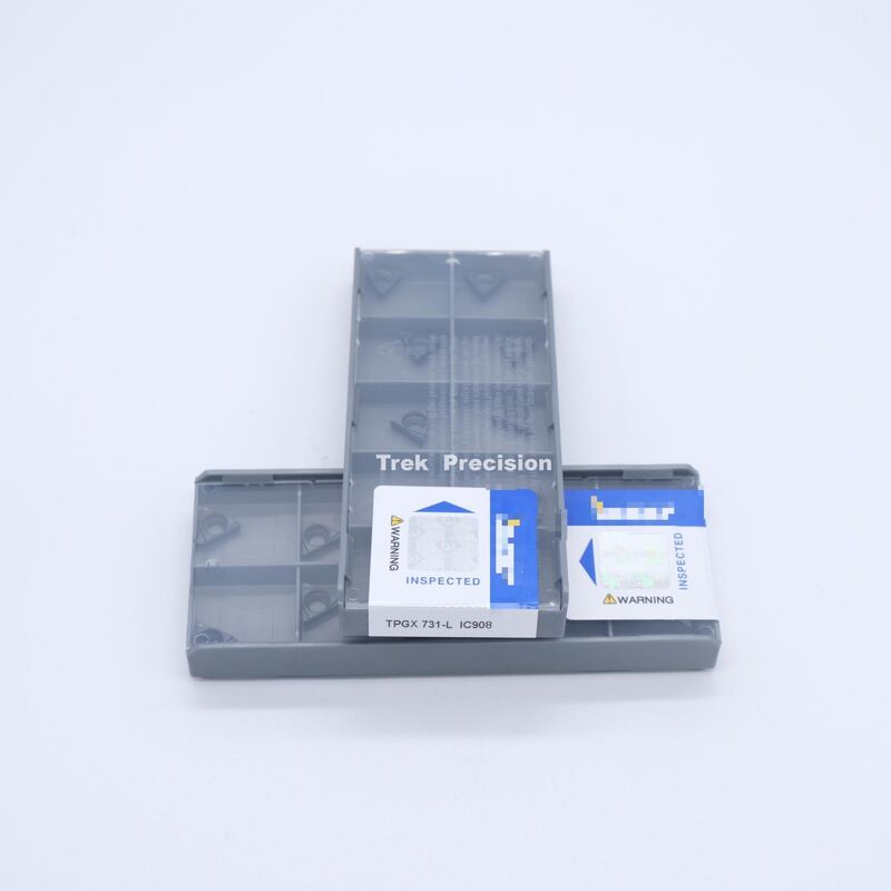 Iscar TPGX 090204-L IC908 Καρβιδιοειδής στροφή Εισαγωγή Εισαρτήματα Καρβιδίου για ανοξείδωτο χάλυβα