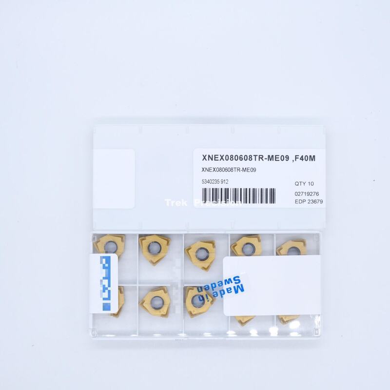 XNEX080608TR‑ME09 F40M Grade Tungsten Carbide Indexable Milling Insert Compatible with Seco For CNC Steel & Stainless Steel Milling Machining