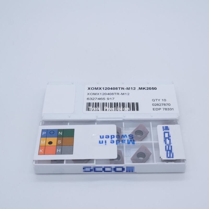 XOMX120408TR-M12 MK2050 SECO High Speed Steel Indexable Inserts Face Mill Carbide Inserts CNC tools