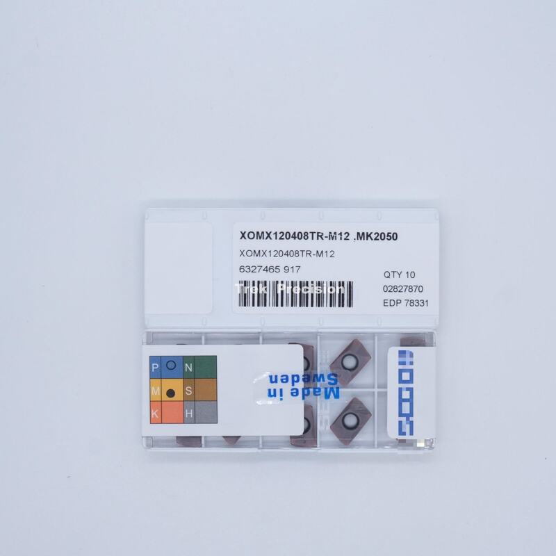 XOMX120408TR-M12 MK2050 SECO High Speed Steel Indexable Inserts Face Mill Carbide Inserts CNC tools