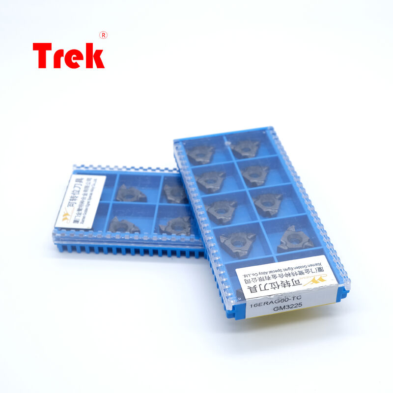 PVD Coated Carbide Insert 16ERAG60 TC GM3225 Multi-Pitch 60° AG60 ISO External Thread Insert for CNC Turning