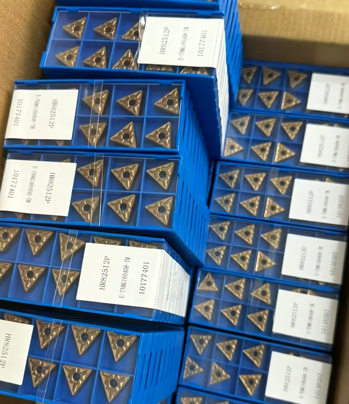 TNMG160408 TM HR82512P Huareal Carbide Insert with 60° Triangular Geometry PVD Coated for CNC Turning 9.525mm IC