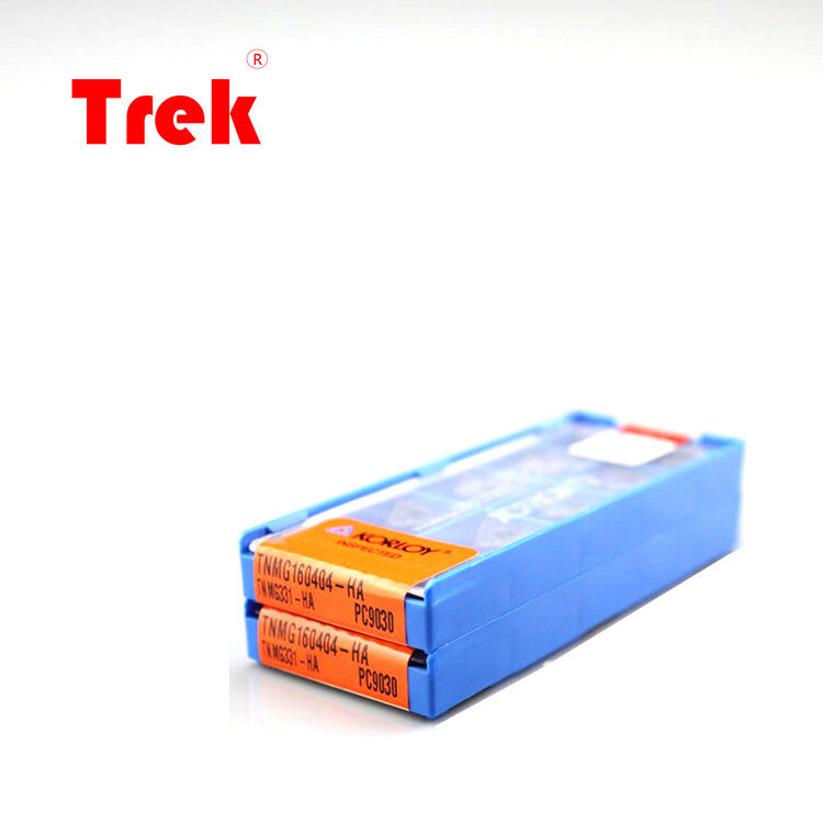 KORLOY TNMG160404HA PC9030 PVD TiAlN Coated 60° Triangular Turning Insert for Stainless Steel Finishing CNC Cutting Tool