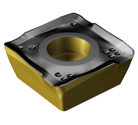 Original Sweden sandviks Coromill 490R-08T308M-PM 4330 4 Edges Square Shoulder Milling Insert with Inveio CVD Coating for 90° True Square Shoulder Machining