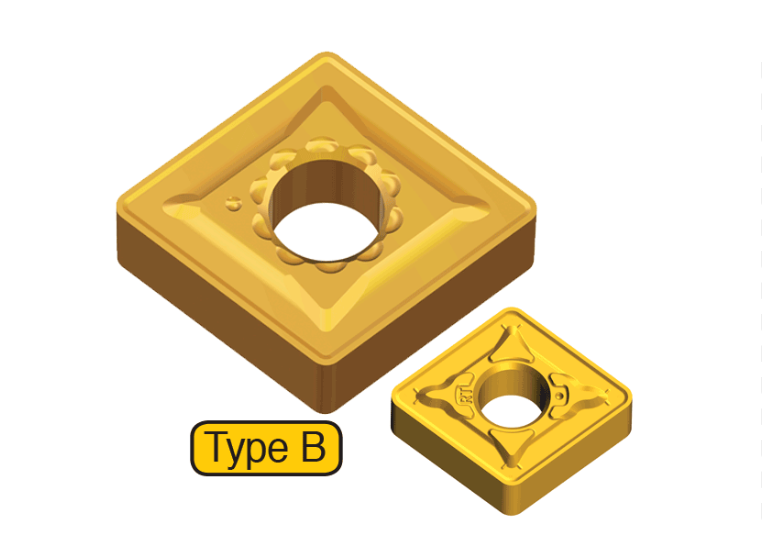 Original Korea TaeguTec SCMT120408PC TT9080 Golden PVD Coated Turning Insert for Medium Finishing with 0.8mm Nose Radius
