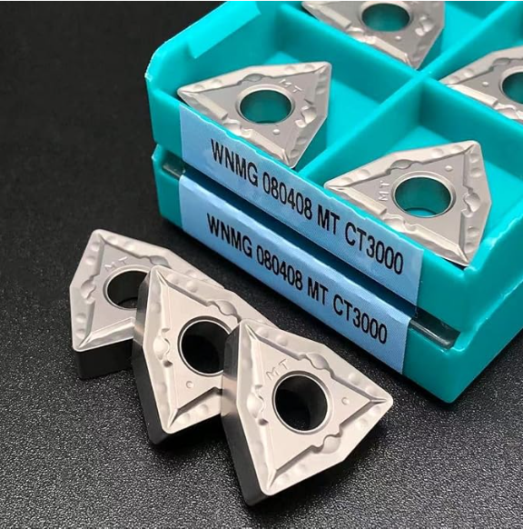 Original Korea TaeguTec WNMG080404/08-MT CT3000 Cermet Insert for High-Speed Machining with Multi-Line Chipbreaker and Corrosion Resistance