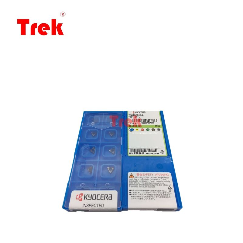 Kyocera TN60 Left Hand Cermet Micro Boring Insert with R0.4 Nose Radius for High Gloss Mirror Finishing