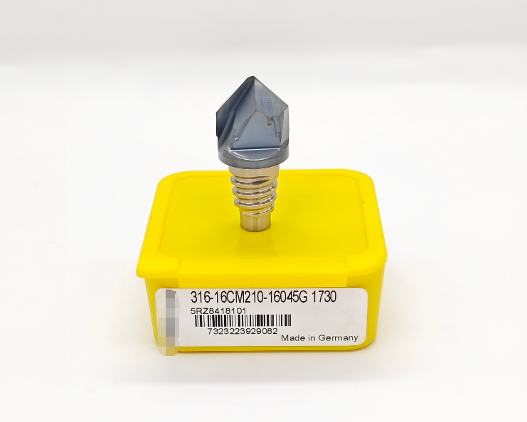 CoroMill 316 Grade 1730 High Toughness Chamfer Milling Head with 45° Chamfer Geometry and EH16 Quick-Change Interface