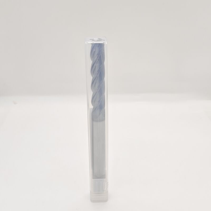 Desker 4 Flute Solid Carbide End Mill Extra Long 150mm Overall Length Anti-Vibration High Toughness Pre-Hardened Mold Steel