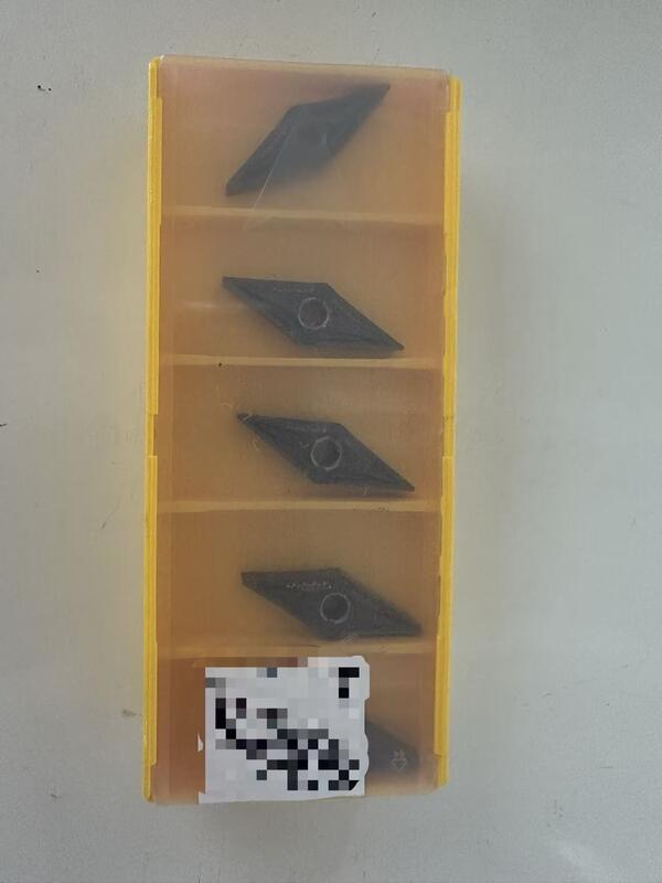 Kennametal VNMG160404 MS Chipbreaker 35° Negative Rhombus KCS10B Ultra-Fine Grain Carbide Turning Insert for Superalloys