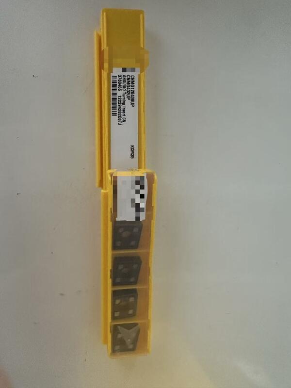 Kennametal CNMG120408UP KCM35 Super-Tough Carbide Substrate High Metal Removal Rate Anti-BUE Carbide Turning Insert