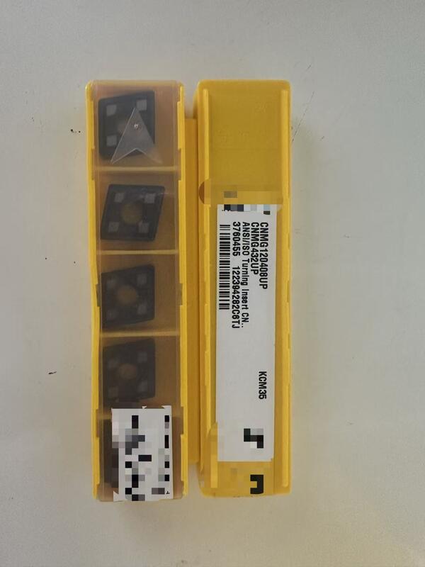 Kennametal CNMG120408UP KCM35 Super-Tough Carbide Substrate High Metal Removal Rate Anti-BUE Carbide Turning Insert