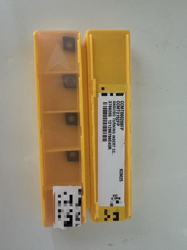 Kennametal CCMT060202FP KCS10 Carbide Turning Insert with FP Chip Breaker for Precision Finishing and PVD AlTiN Coating