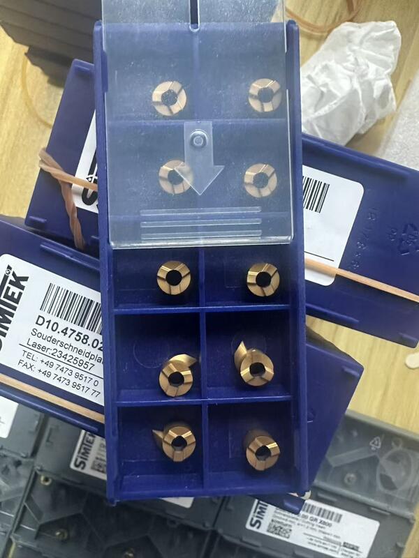 SIMTEK D08.0006.12 VR X400 Carbide Grooving Insert CNC Full Radius Internal Grooving Tool R0.6 W1.2 Min Bore 8mm