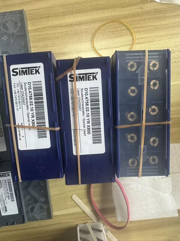 SIMTEK D08.0006.12 VR X400 Carbide Grooving Insert CNC Full Radius Internal Grooving Tool R0.6 W1.2 Min Bore 8mm
