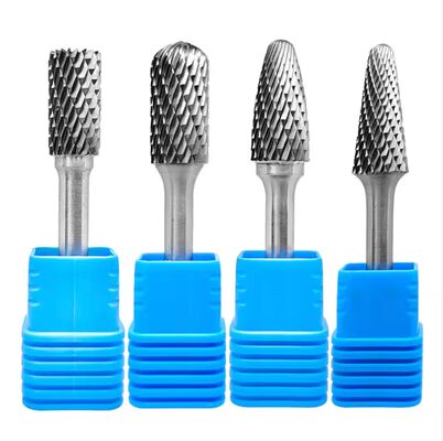 Carburo de tungsteno de 50 mm Burrs giratorios de 3 mm Ficha giratoria de barras de plata